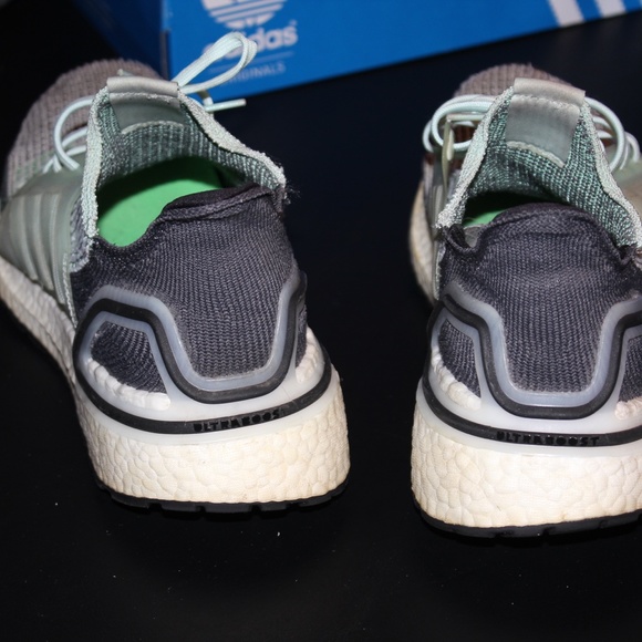 adidas Ultra Boost 19 Ice Mint Grey Six F35244 - Picture 5 of 7